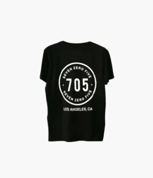 Polera de algodón negra